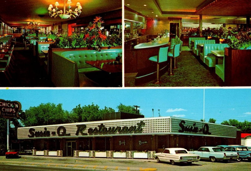 Susie-Q Chick N Chips - Vintage Postcard (newer photo)